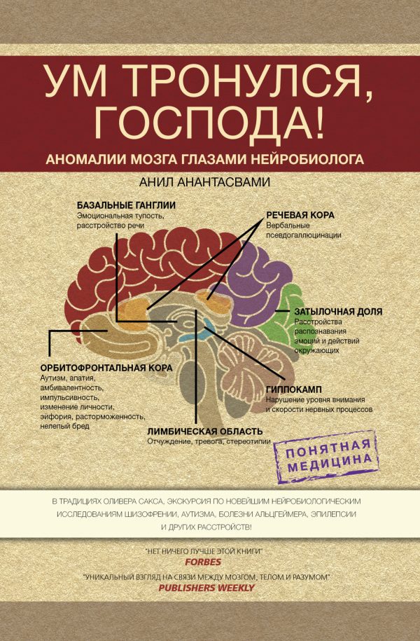 Обложка книги «Ум тронулся, господа! Аномалии мозга глазами нейробиолога»