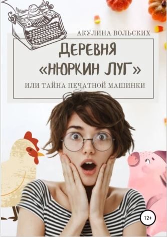 Обложка книги «Деревня «Нюркин луг», или тайна печатной машинки»