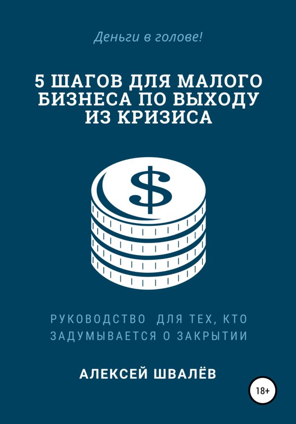 Обложка книги «5 шагов для малого бизнеса по выходу из кризиса»