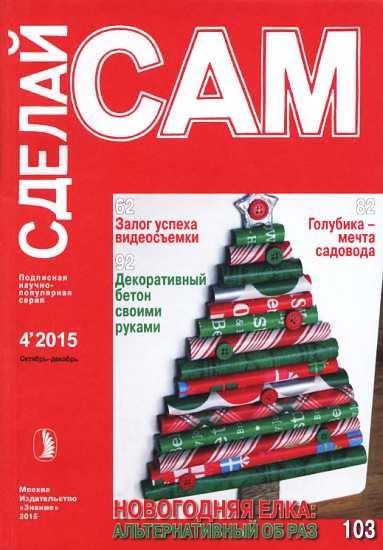 Обложка книги «Залог успеха видеосъемки. Голубика-мечта садовода...("Сделай сам" №4∙2015)»