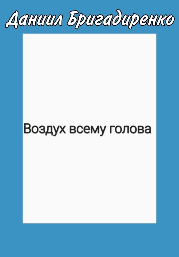 Обложка книги «Воздух всему голова»