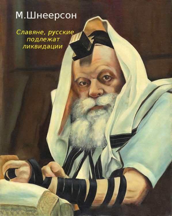 Обложка книги «Славяне, русские подлежат ликвидации. Откровения иудео-нациста.»