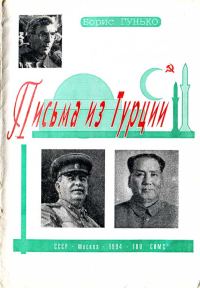 Обложка книги «Письма из Турции»