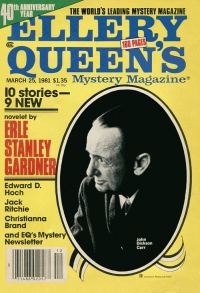 Обложка книги «Ellery Queen’s Mystery Magazine. Vol. 77, No. 4. Whole No. 451, March 25, 1981»