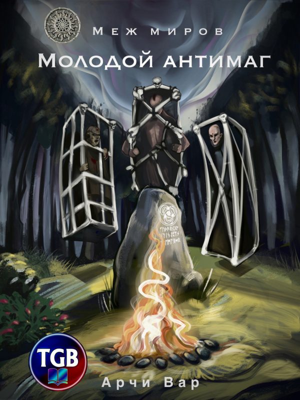 Обложка книги «Меж миров. Молодой антимаг»