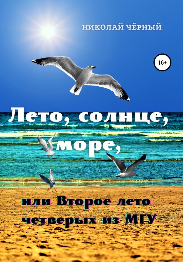 Обложка книги «Лето, солнце, море, или Второе лето четверых из МГУ»
