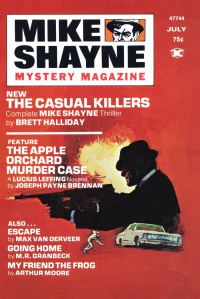 Обложка книги «Mike Shayne Mystery Magazine, Vol. 37, No. 1, July 1975»