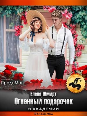 Обложка книги «Огненный подарочек в академии»