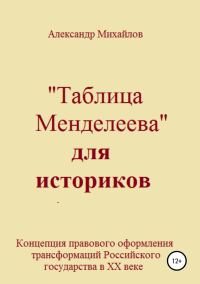 Обложка книги ««Таблица Менделеева» для историков»