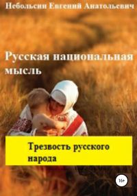Обложка книги «Русская национальная мысль. Трезвость русского народа»