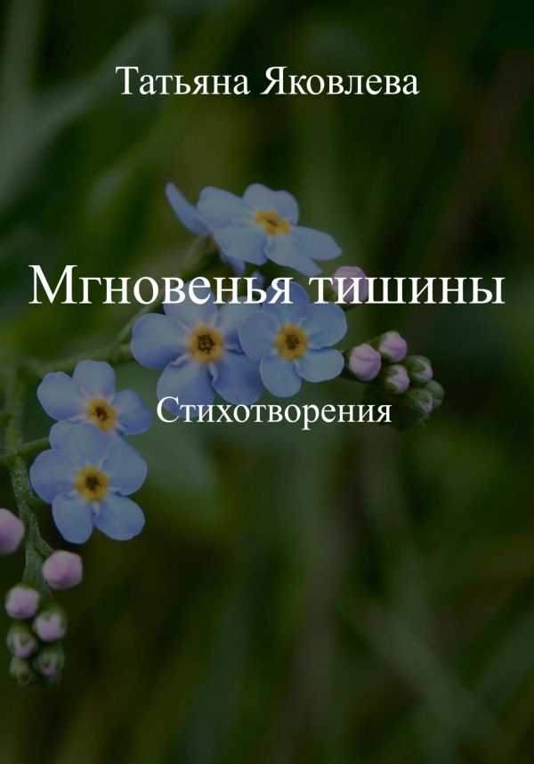 Обложка книги «Мгновенья тишины. Стихотворения»