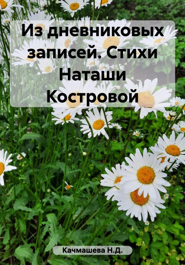 Обложка книги «Из дневниковых записей. Стихи Наташи Костровой»
