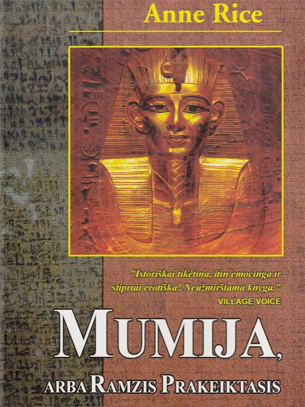 Обложка книги «Mumija, arba Ramzis Prakeiktasis»
