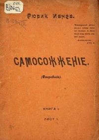 Обложка книги «Самосожжение»