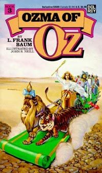 Обложка книги «Ozma of Oz»