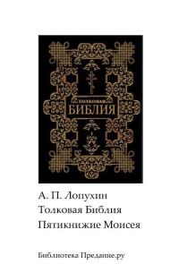 Обложка книги «Толковая Библия. Ветхий Завет. Пятикнижие.»