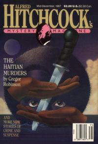 Обложка книги «Alfred Hitchcock’s Mystery Magazine. Vol. 32, No. 13, Mid-December 1987»