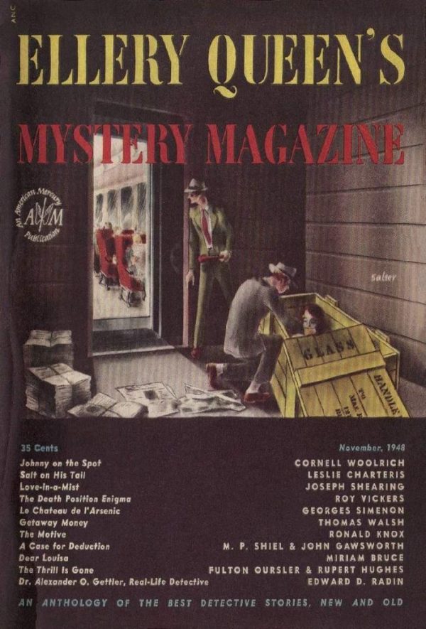 Обложка книги «Ellery Queen’s Mystery Magazine. Vol. 12, No. 60, November 1948»
