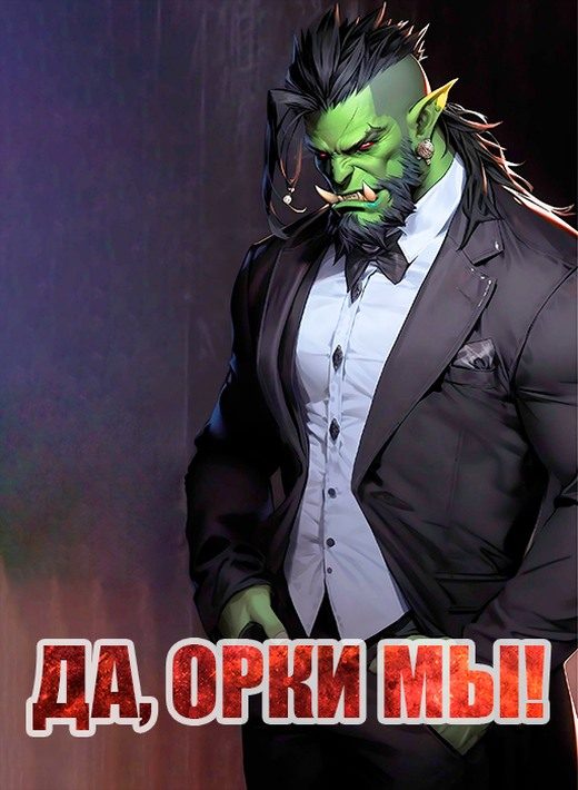 Обложка книги «Да, орки мы!»