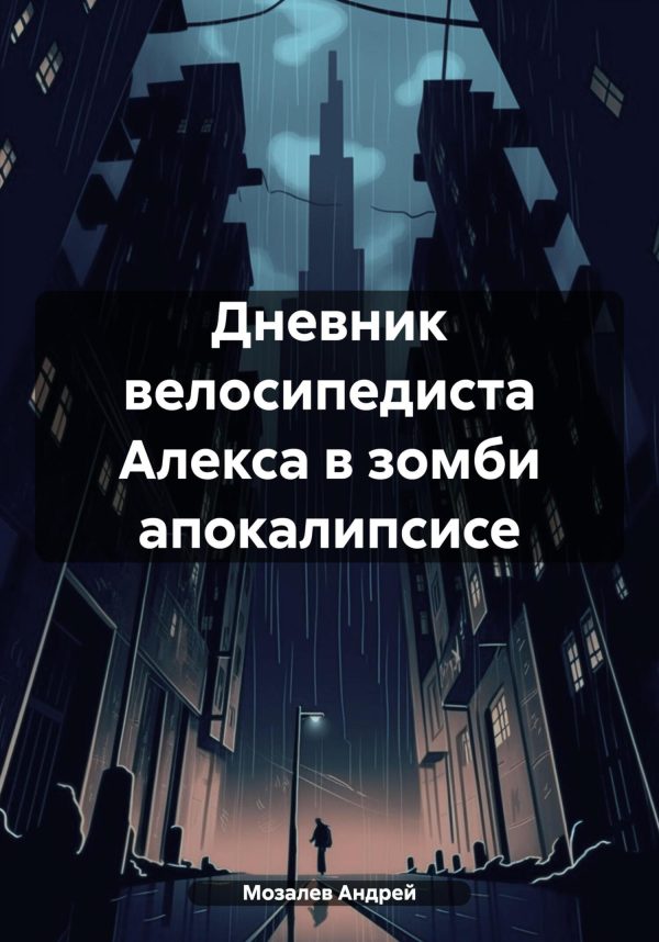 Обложка книги «Дневник велосипедиста Алекса в зомби апокалипсисе»