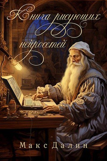 Обложка книги «Книга рисующих нейросетей»