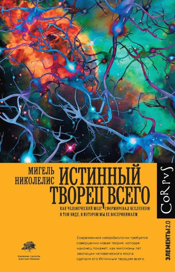 Обложка книги «Истинный творец всего. Как человеческий мозг сформировал вселенную в том виде, в котором мы ее воспринимаем»