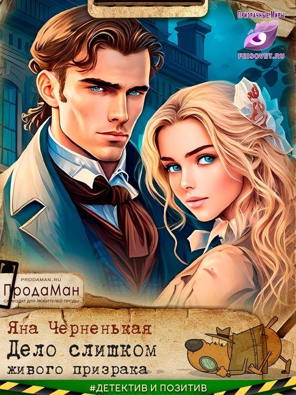 Обложка книги «Дело слишком живого призрака»