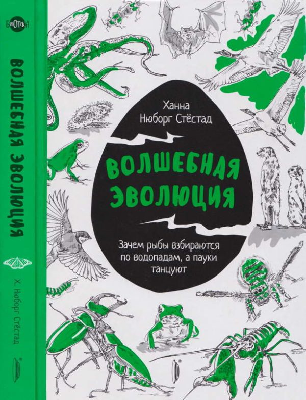 Обложка книги «Волшебная эволюция. Зачем рыбы взбираются по водопадам, а пауки танцуют»