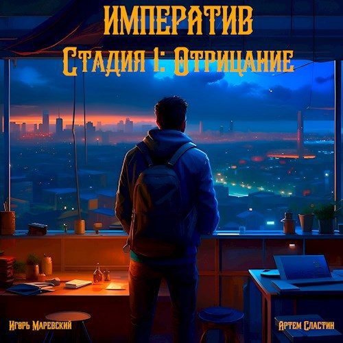 Обложка книги «Стадия 1: Отрицание»