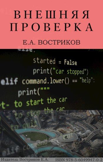 Обложка книги «Внешняя проверка»