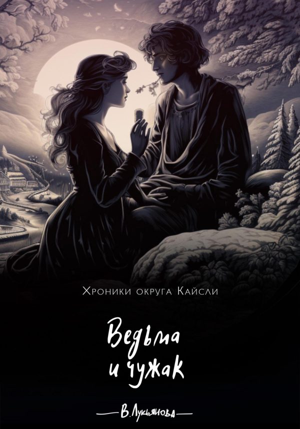 Обложка книги «Ведьма и чужак»