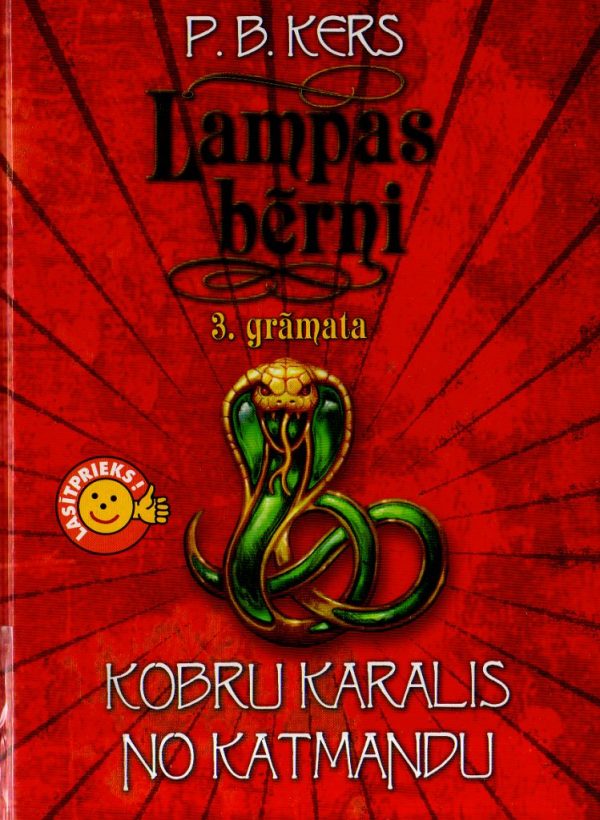 Обложка книги «Lampas bērni 3 grāmata Kobru karalis no Katmandu»