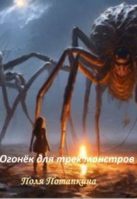 Обложка книги «Огонёк для трех монстров»