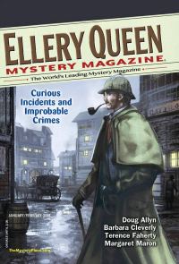 Обложка книги «Ellery Queen’s Mystery Magazine. Vol. 151, Nos. 1 & 2. Whole Nos. 916 & 917, January/February 2018»