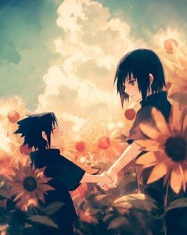 Обложка книги «Демон шарингана Саске Учиха»