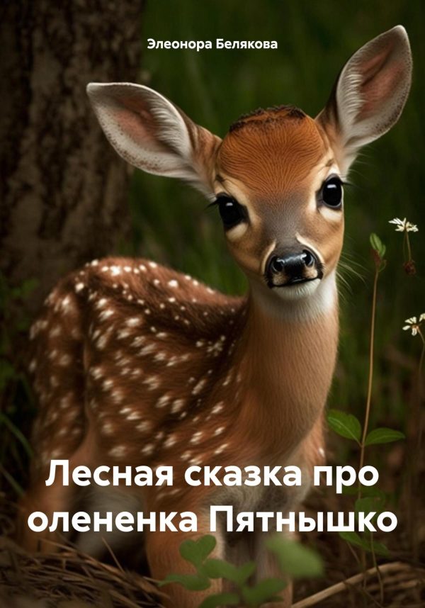 Обложка книги «Лесная сказка про олененка Пятнышко»