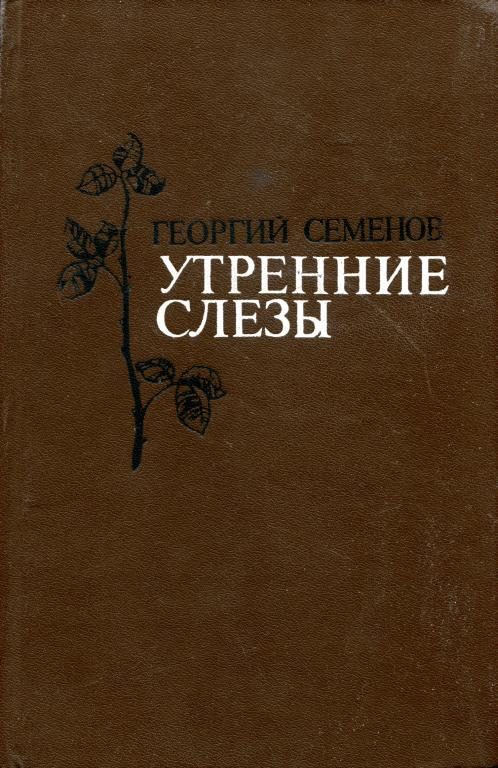 Обложка книги «Утренние слезы»