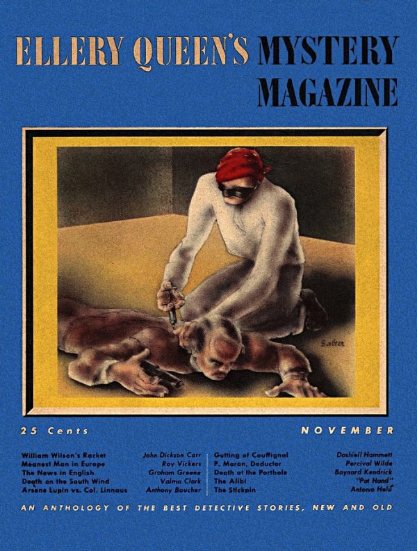 Обложка книги «Ellery Queen’s Mystery Magazine. Vol. 5, No. 19, November 1944»