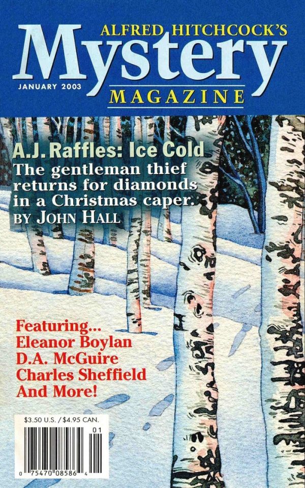 Обложка книги «Alfred Hitchcock’s Mystery Magazine. Vol. 48, No. 1, January 2003»