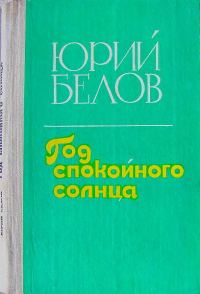 Обложка книги «Год спокойного солнца»