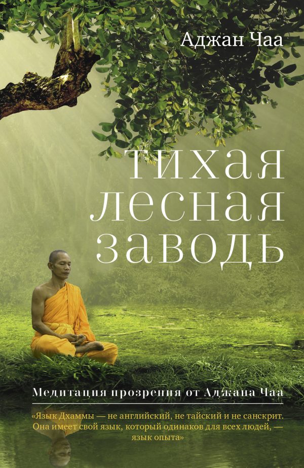 Обложка книги «Тихая лесная заводь. Медитация прозрения от Аджана Чаа»
