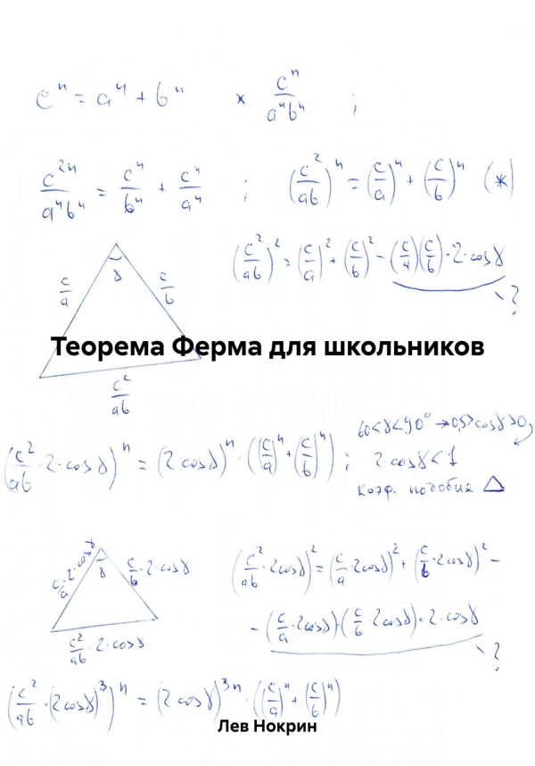 Обложка книги «Теорема Ферма для школьников»