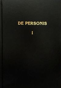 Обложка книги «De Personae / О Личностях. Том I»