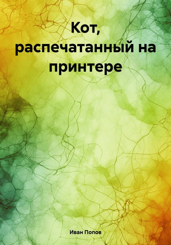 Обложка книги «Кот, распечатанный на принтере»