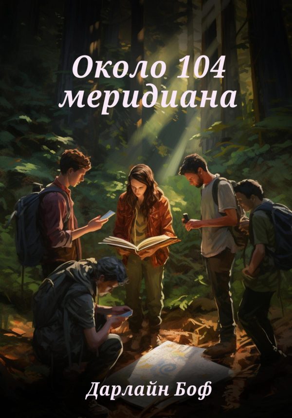 Обложка книги «Около 104 меридиана»