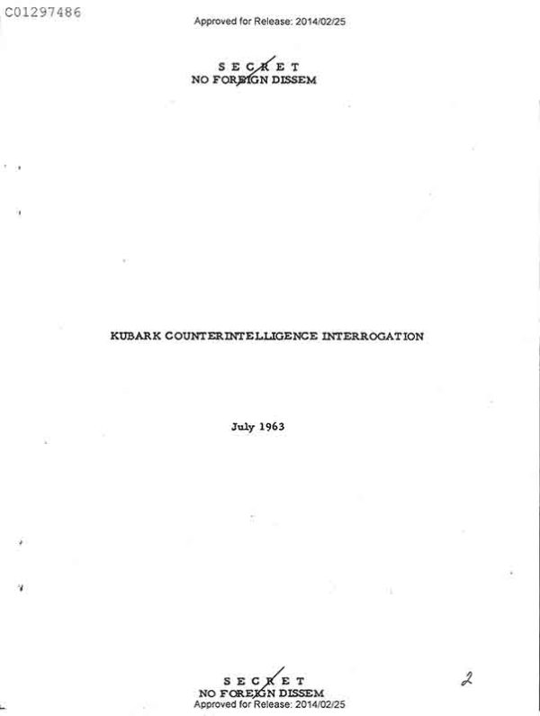Обложка книги «Руководство ЦРУ по контрразведывательным допросам»