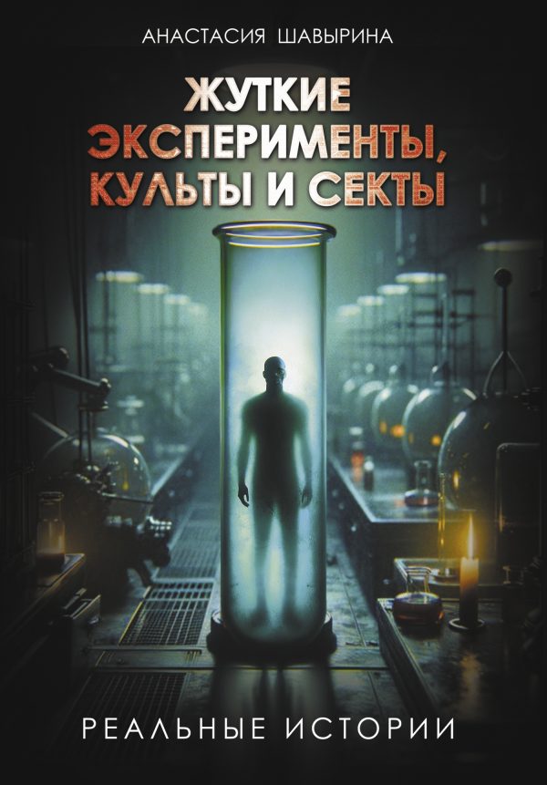 Обложка книги «Жуткие эксперименты, культы и секты. Реальные истории»