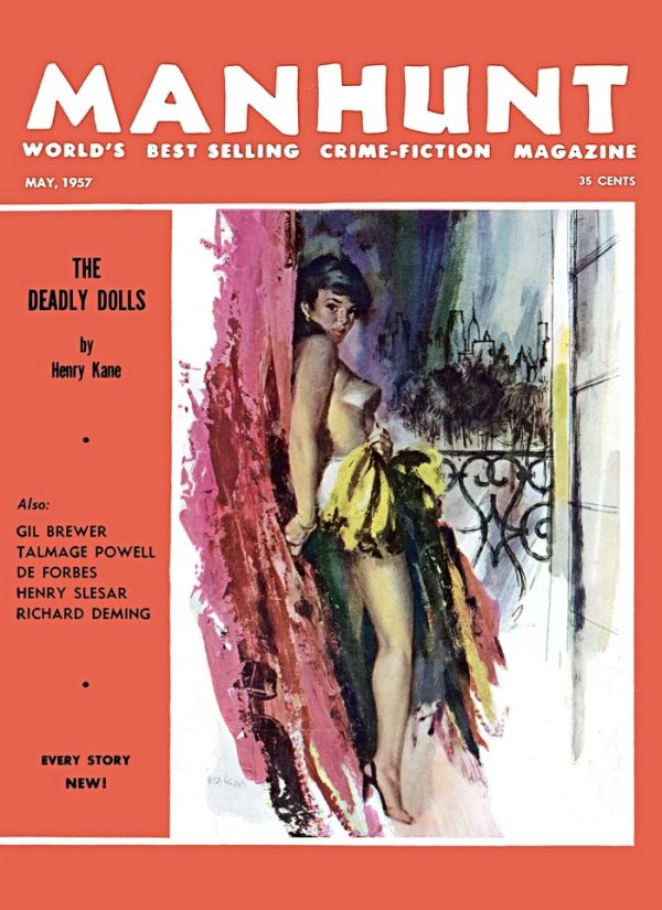 Обложка книги «Manhunt. Volume 5, Number 5, May 1957»