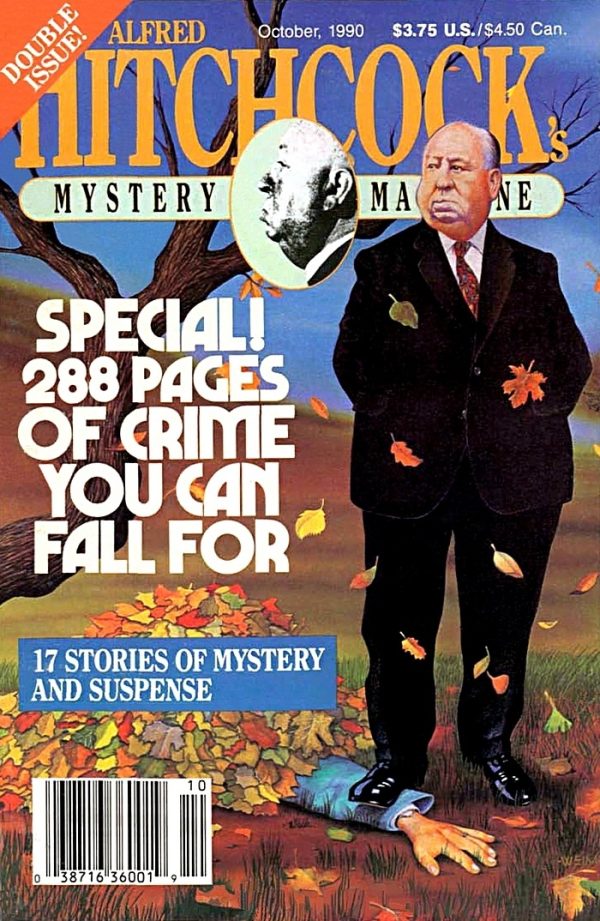 Обложка книги «Alfred Hitchcock’s Mystery Magazine. Vol. 35, No. 10, October 1990»