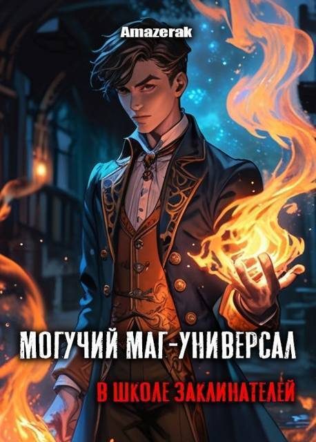 Обложка книги «Могучий маг-универсал в школе заклинателей»